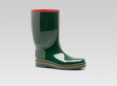 Gucci rubber wellies 